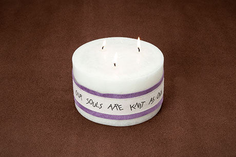 3.5 H x 6 inch diameter candle (3 wicks)