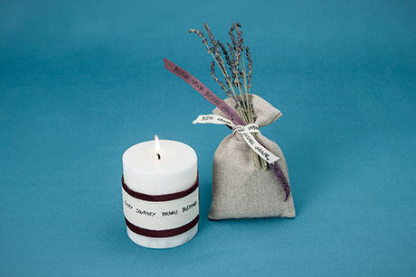 Lavendar sachet  (pictured with candle)